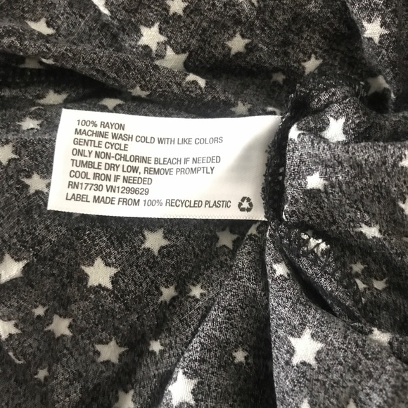 ‼️SOLD‼️ WILD FABLE Black Star Wrap Dress Sz Sm - Picture 3 of 7